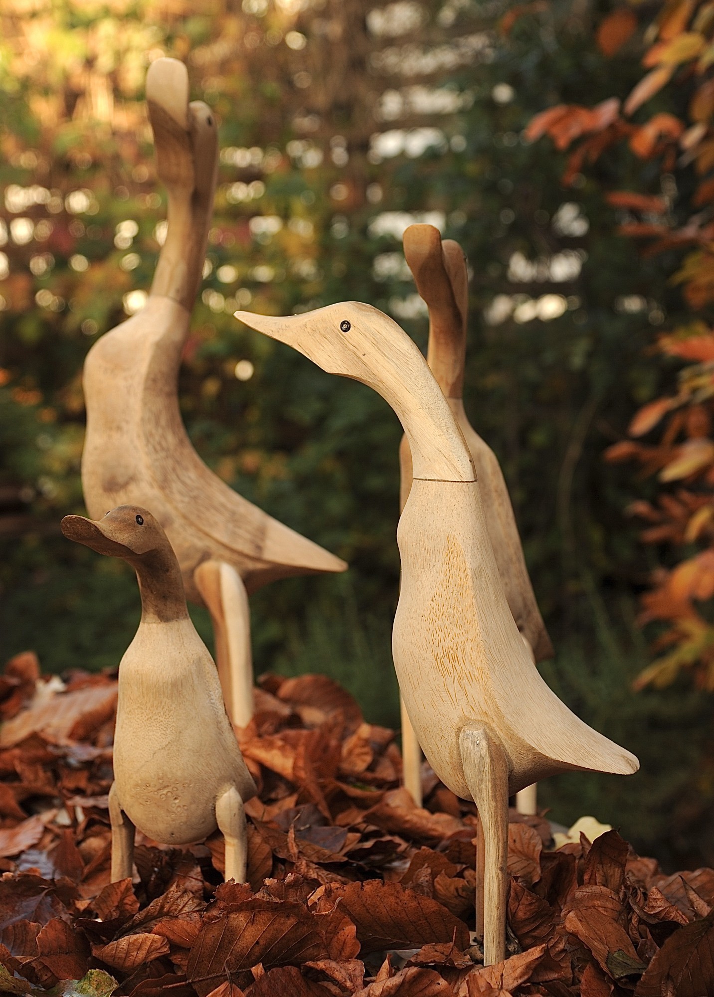 Ente 'Halus' aus Wurzelholz, groß, H ca. 55-60 cm von fischer's lagerhaus