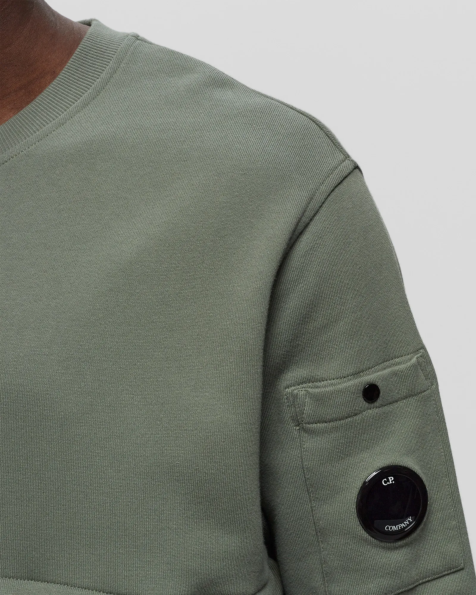 C.P. Company DIAGONAL RAISED FLEECE SWEATSHIRTS - CREWNECK