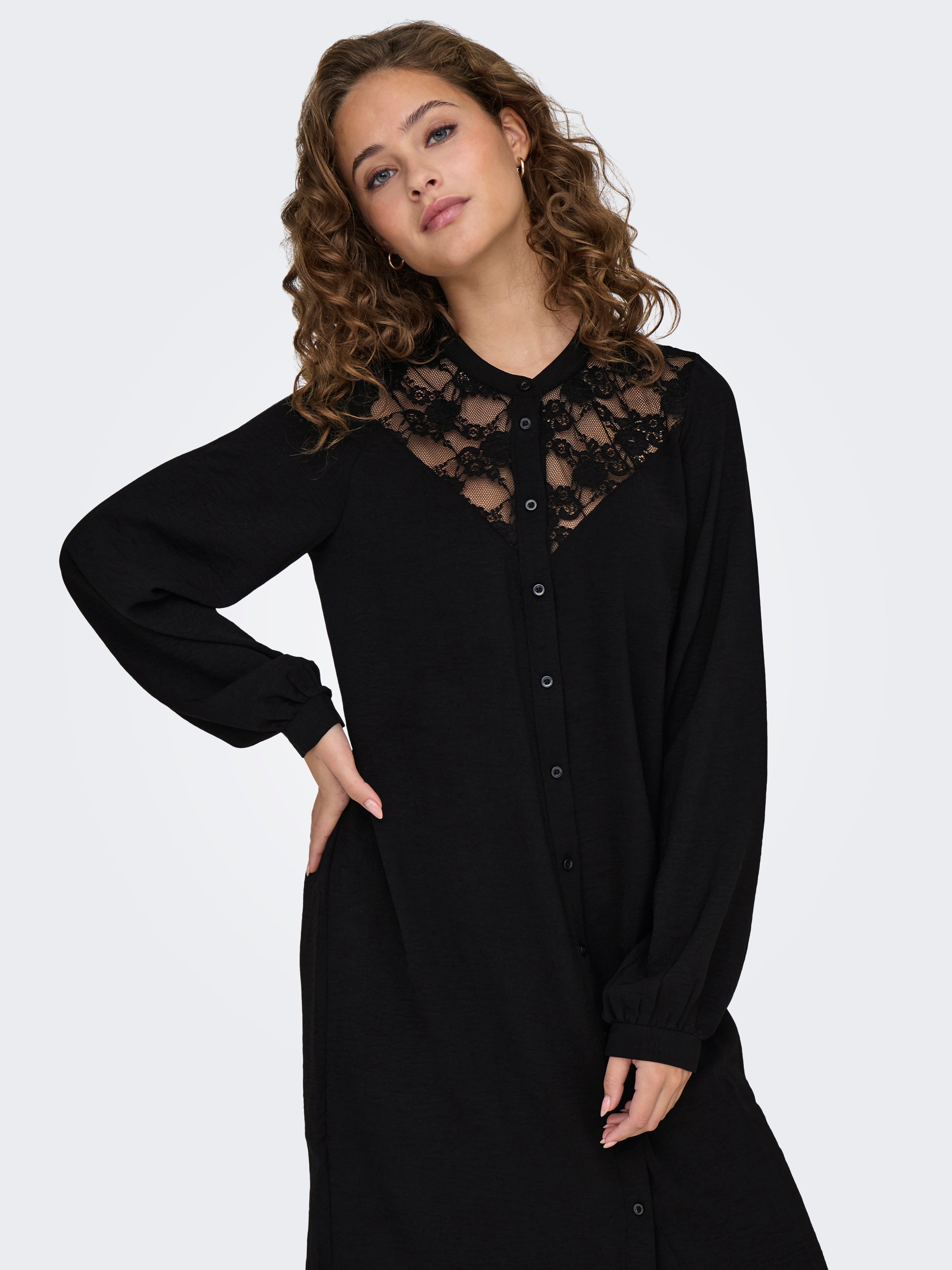 JDYLION Kurzes Kleid Black