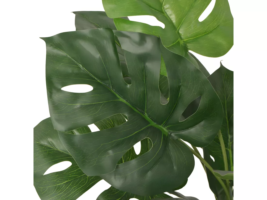 Plante monstera artificielle avec 8.5 x 12.5 x 45 cm DEC021915