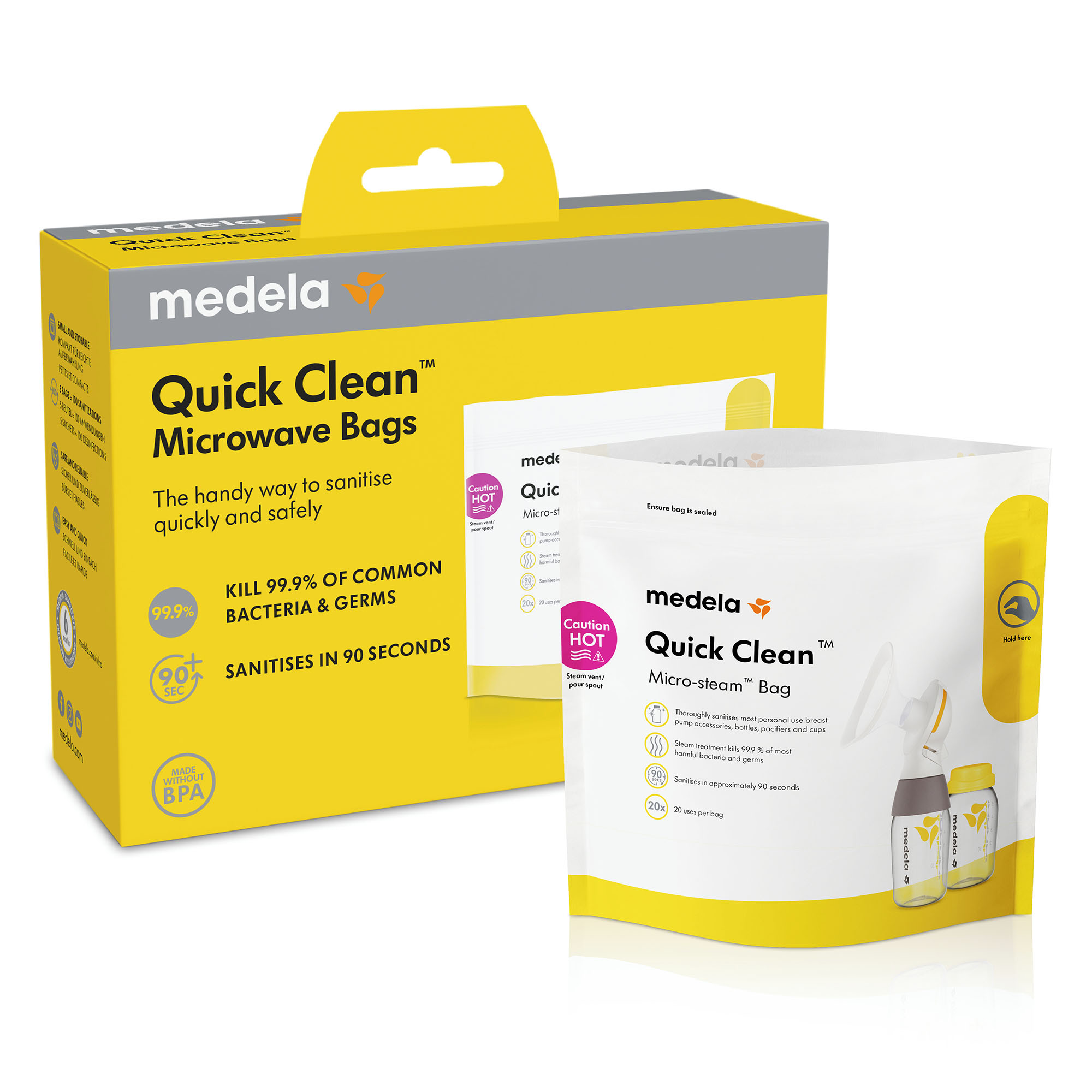 Medela QuickClean magnetronzakken