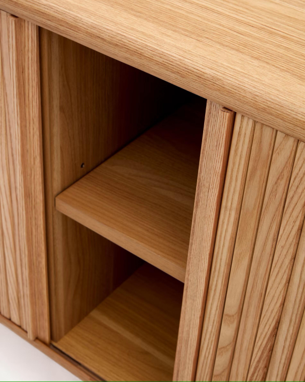 Kave Home Mailen dressoir 180x40 naturel