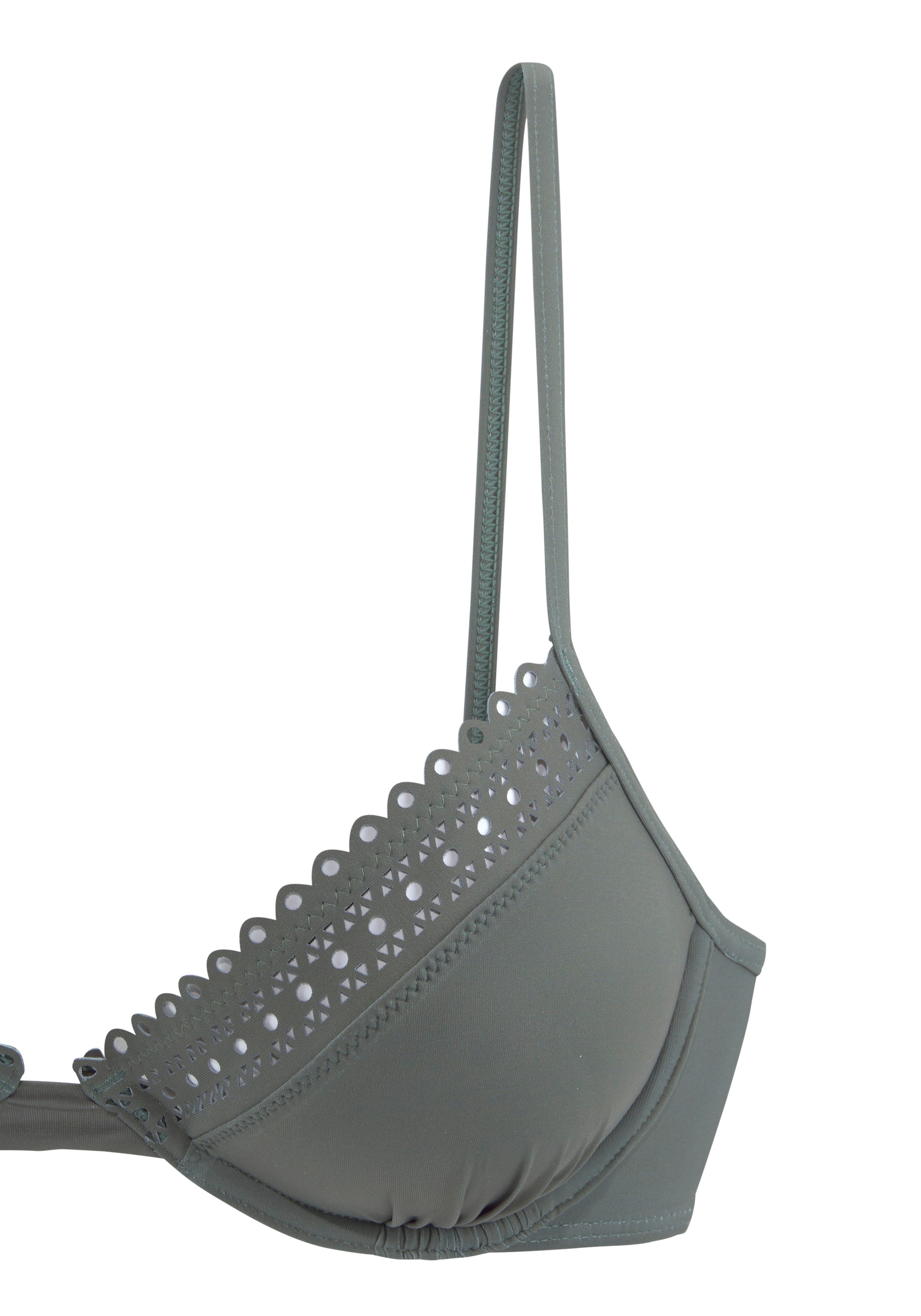 s.Oliver Bügel-Bikini-Top »Aiko« mit Häkeloptik