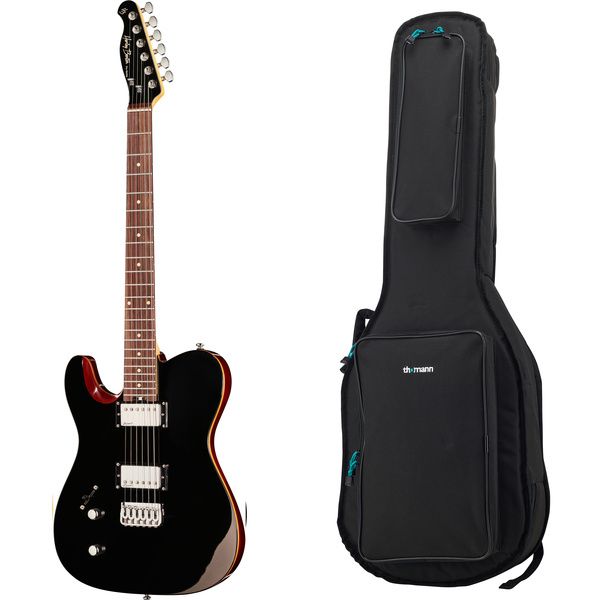 Harley Benton Fusion-T HH HT LH EB BK Bundle