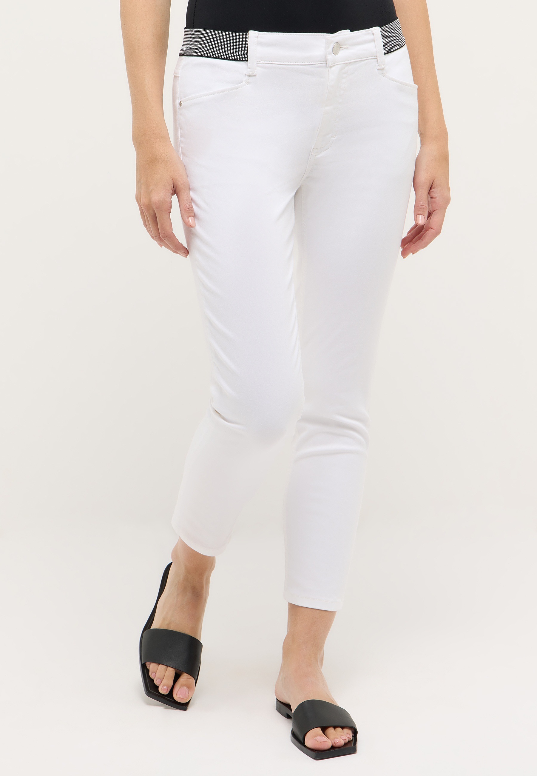 ANGELS 7/8-Hose »ORNELLA SPORTY«  mit auffälligem Bund