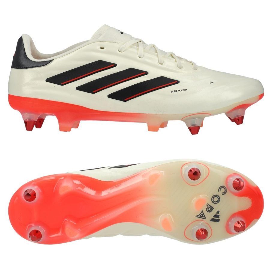 adidas Copa Pure 2 Elite SG Solar Energy - Blanc/Noir/Rouge