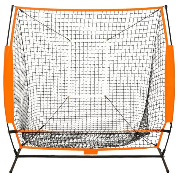 vidaXL Multisport treningsnett for baseball 174x76x158,5 cm svart