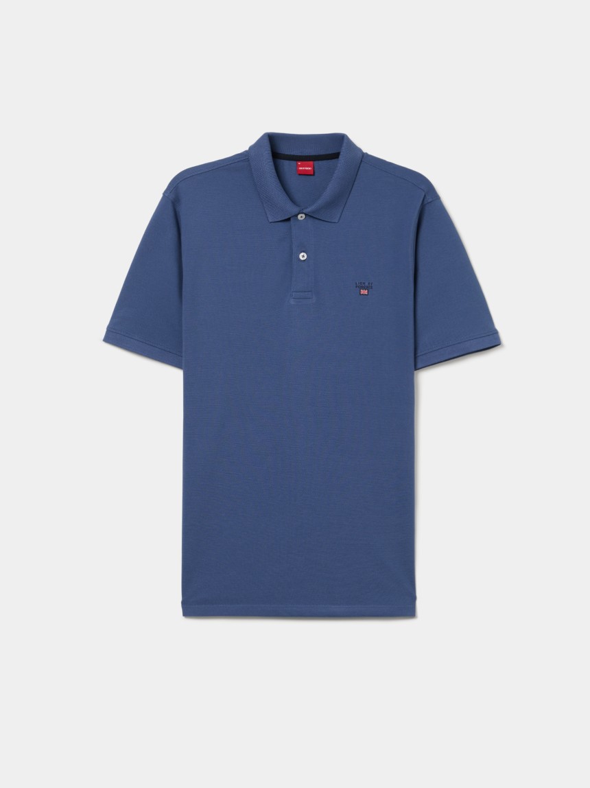 Polo piqué regular fit de algodão