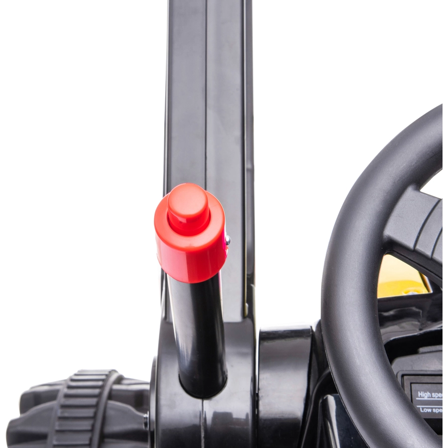 HOMCOM Elektrischer Kinderbagger mit Schaufel gelb