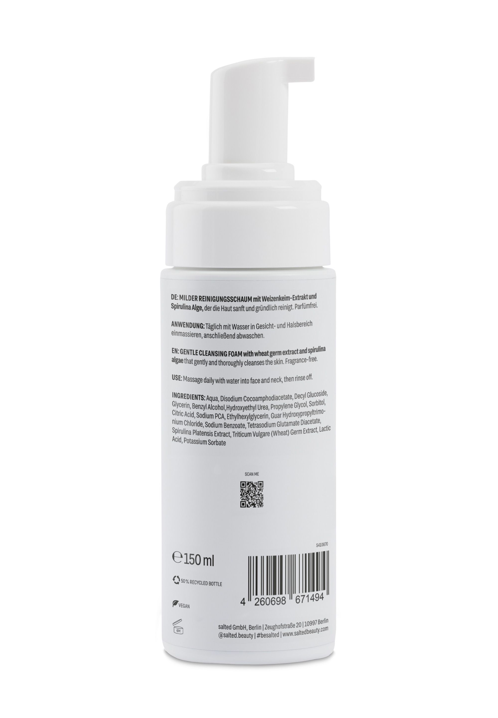 Milder Reinigungsschaum Pure