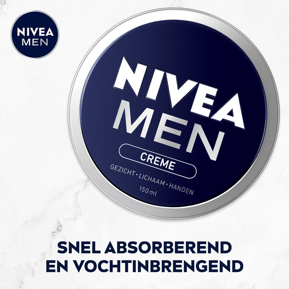 5x Nivea Men Crème Blik150 ml