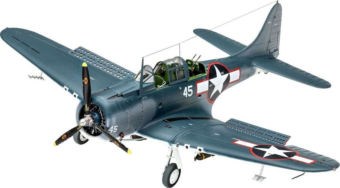 Revell - Sbd-5 Dauntless Fly Byggesæt - 1:48 - Level 4 - 03869