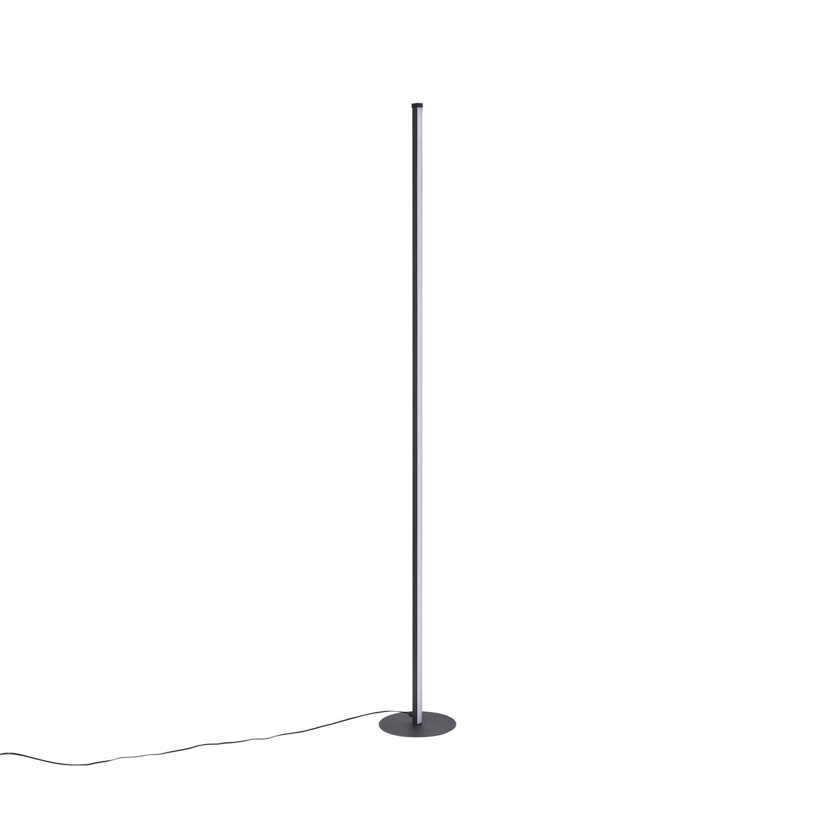 Design vloerlamp zwart incl. LED met touch dimmer - Clutch