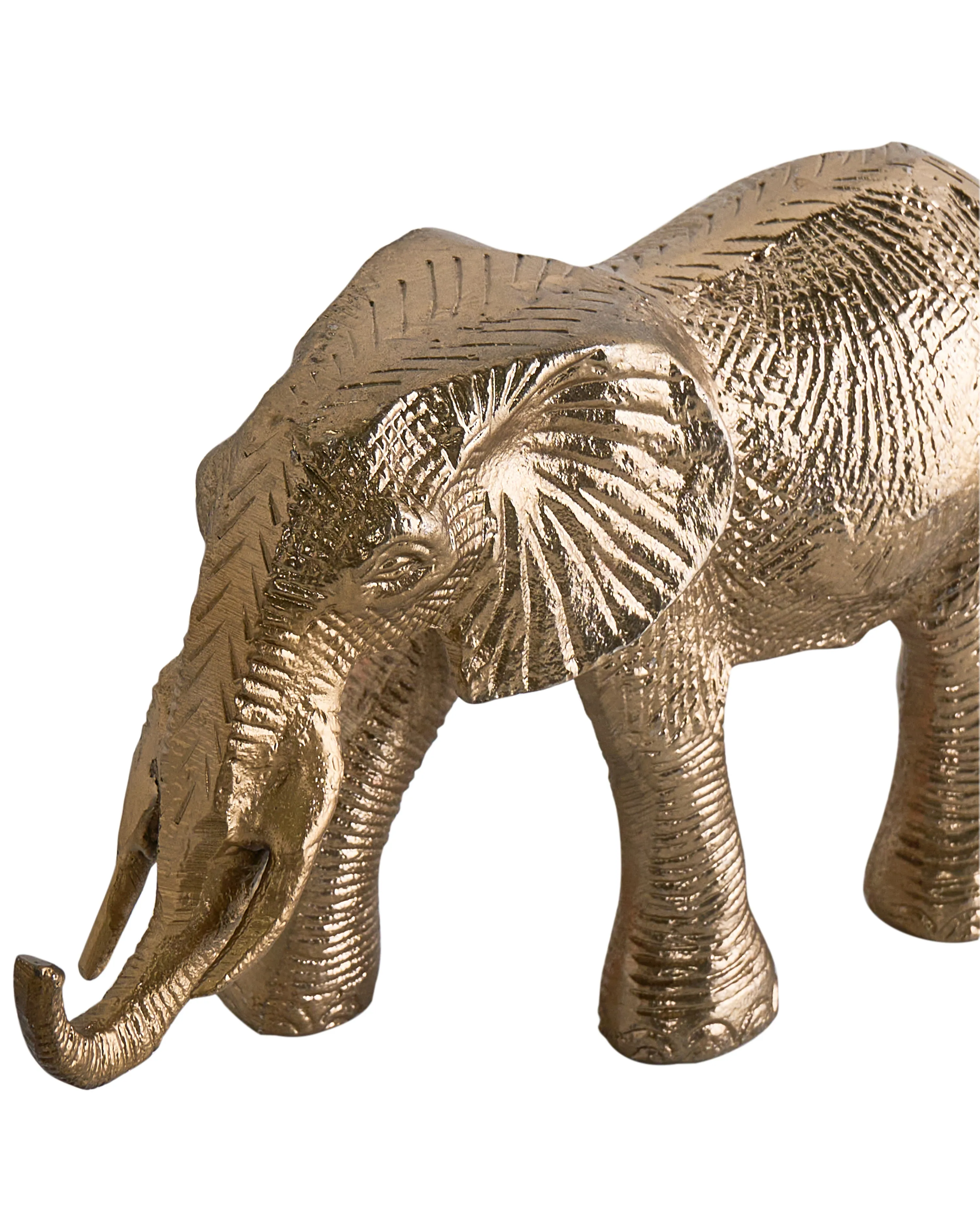 Set van 2 figuren Olifant SEDLARI Metaal Goud
