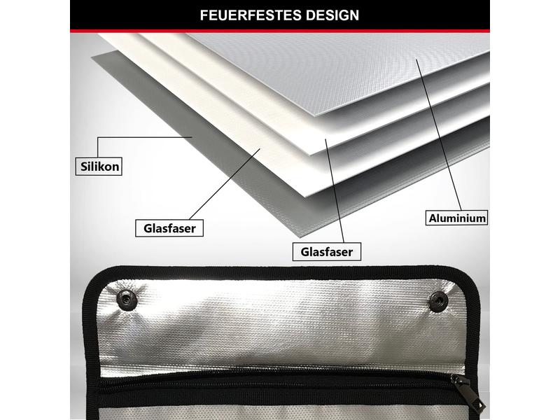 Masterlock Dokumententasche Feuer- und Wasserbeständig Feuerfeste Dokumententasche