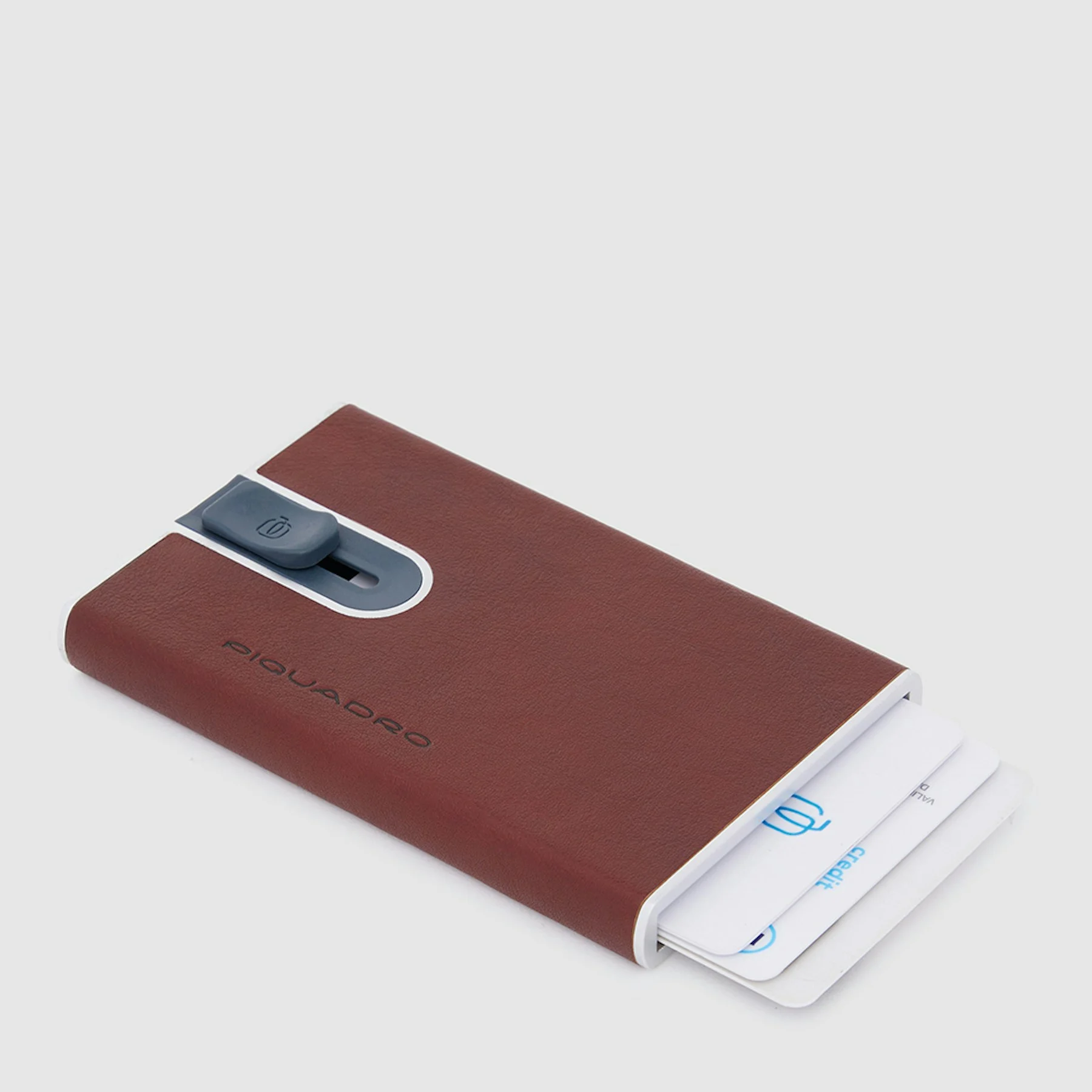Porte-cartes en cuir | Marron