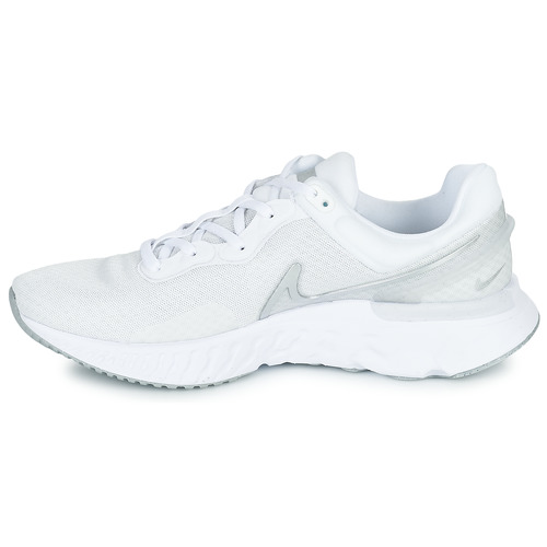 Nike - NIKE REACT MILER 3 - Blanc / Argenté