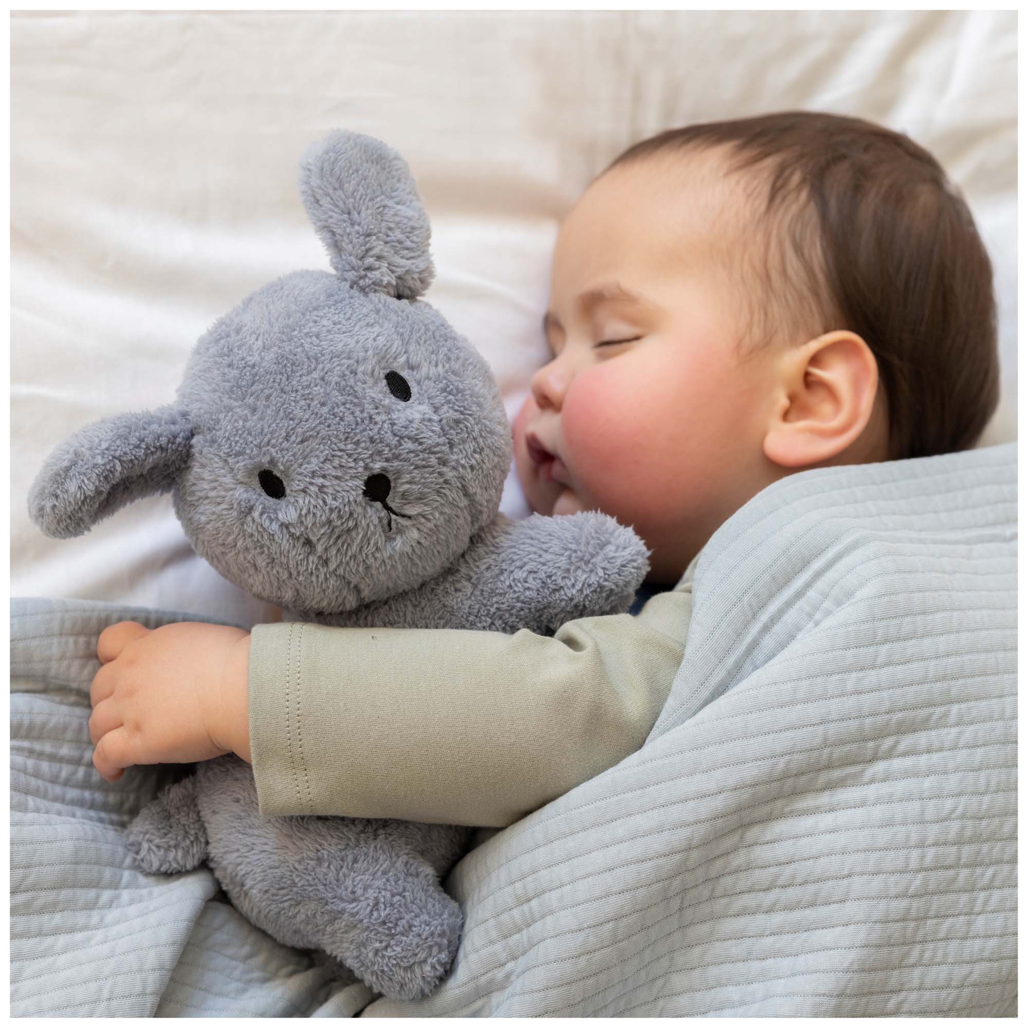 Nijntje Snuffie knuffel Fluffy Blue 25cm blauw