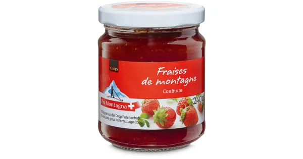 Pro Montagna Konfitüre Erdbeer