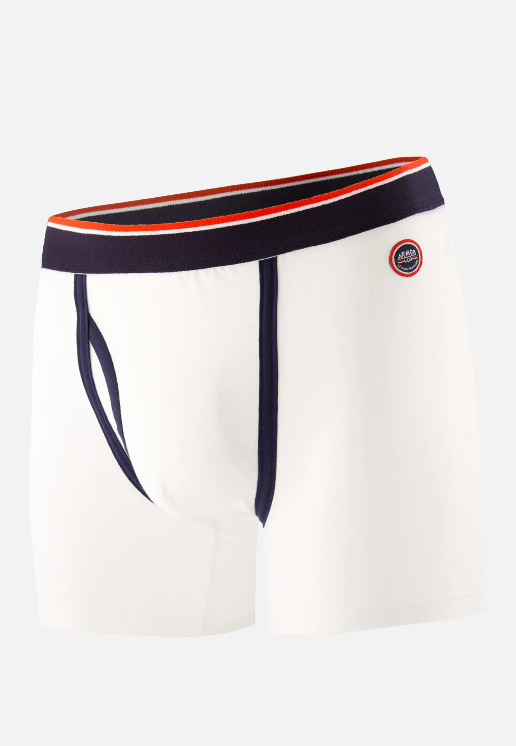 Boxer en coton LSF x Armor Lux-Le Petit Minou Blanc
