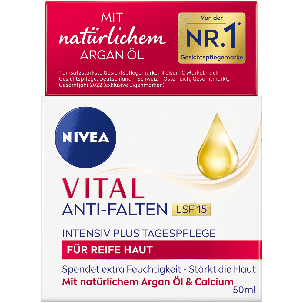 Nivea Vital Anti-Age Tagescreme Creme extra reichhaltig LSF15 Topf 50 ml