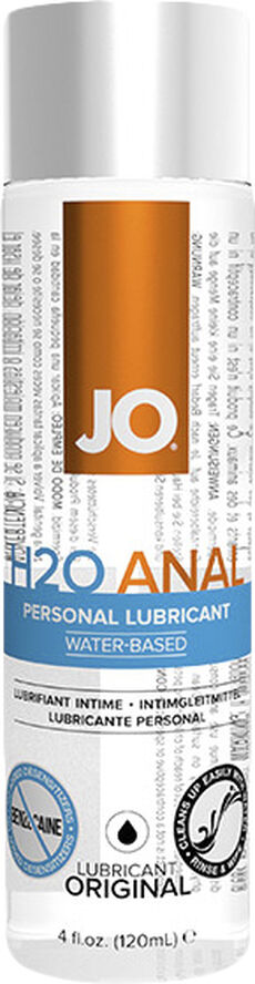 System Jo System JO - Anal H2O Lubricant 120 ml Transparent