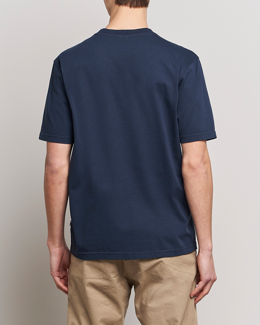 NN07 Adam Pima Crew Neck T-Shirt Navy Blue