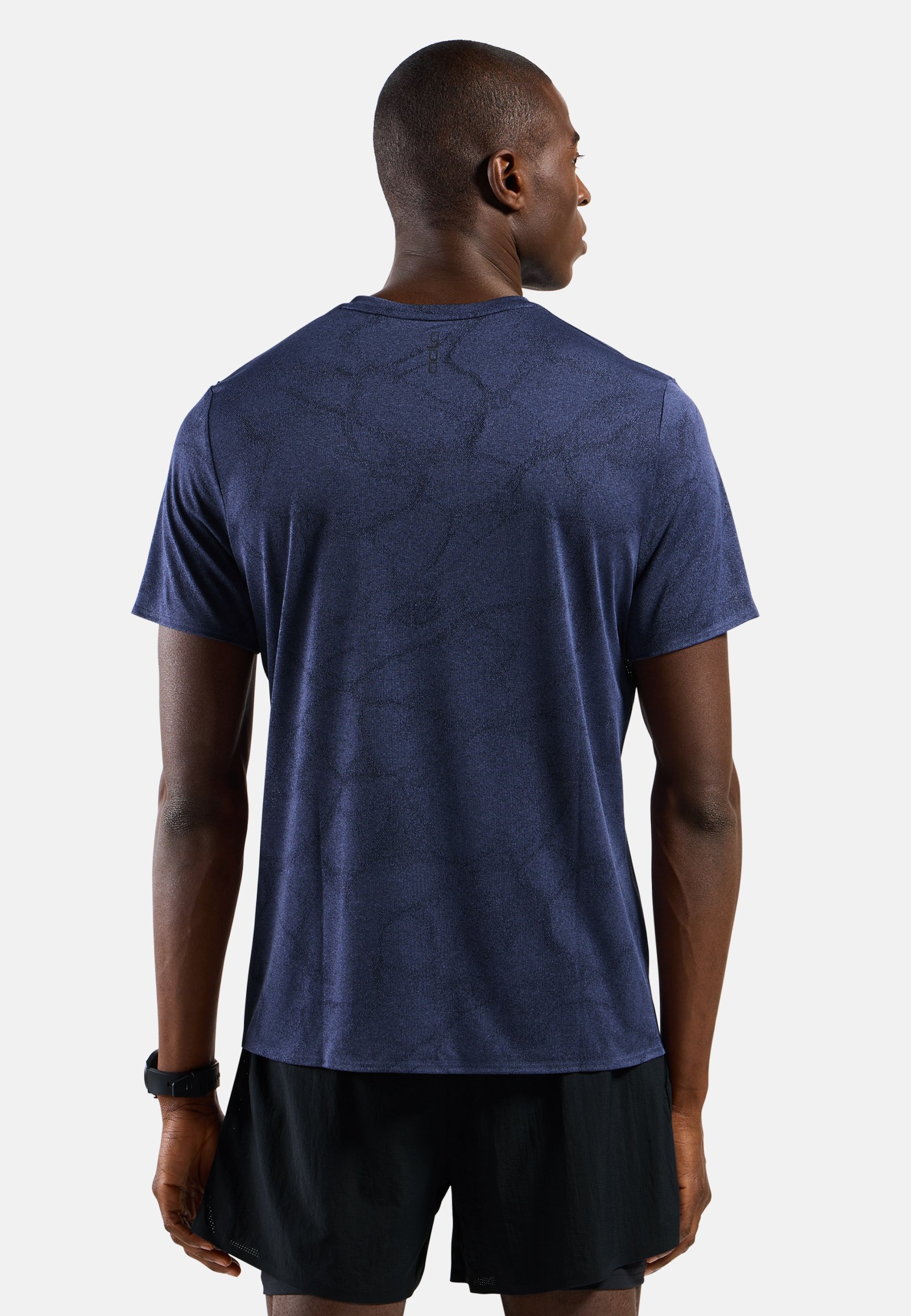 Zeroweight Engineered Chill-Tec Laufshirt in eclipse melange