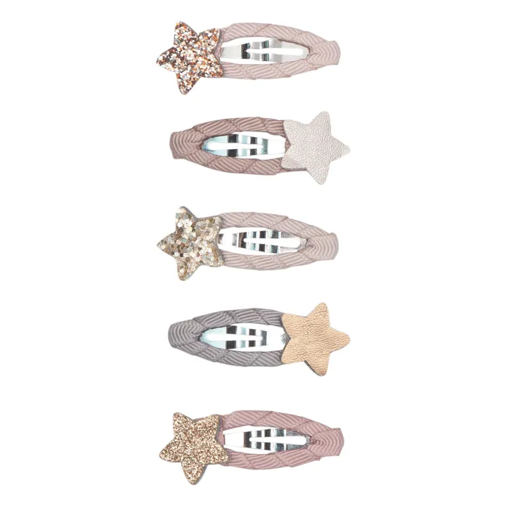 Mimi & Lula Lot 5 Mini Barrettes Stellina Sparkle | Rose