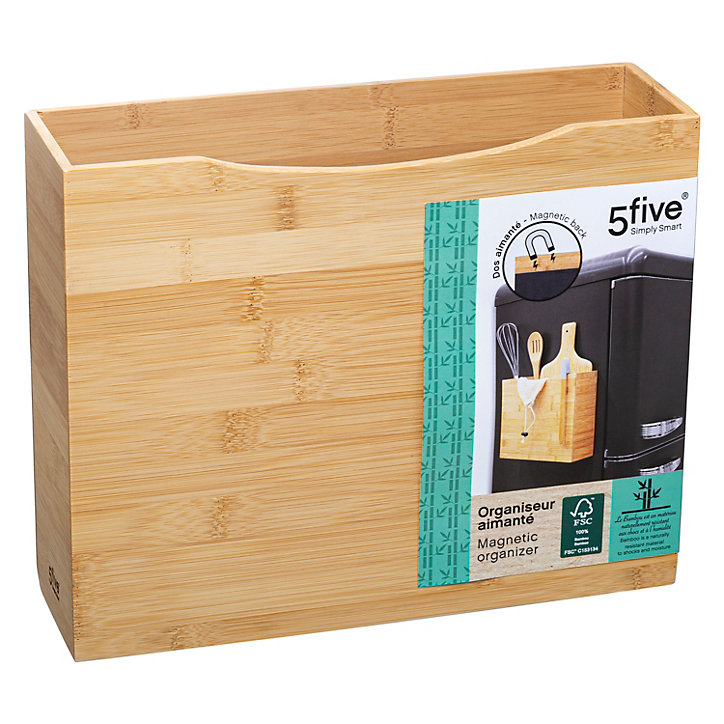 Organiseur aimanté 5Five L. 31 cm en bambou