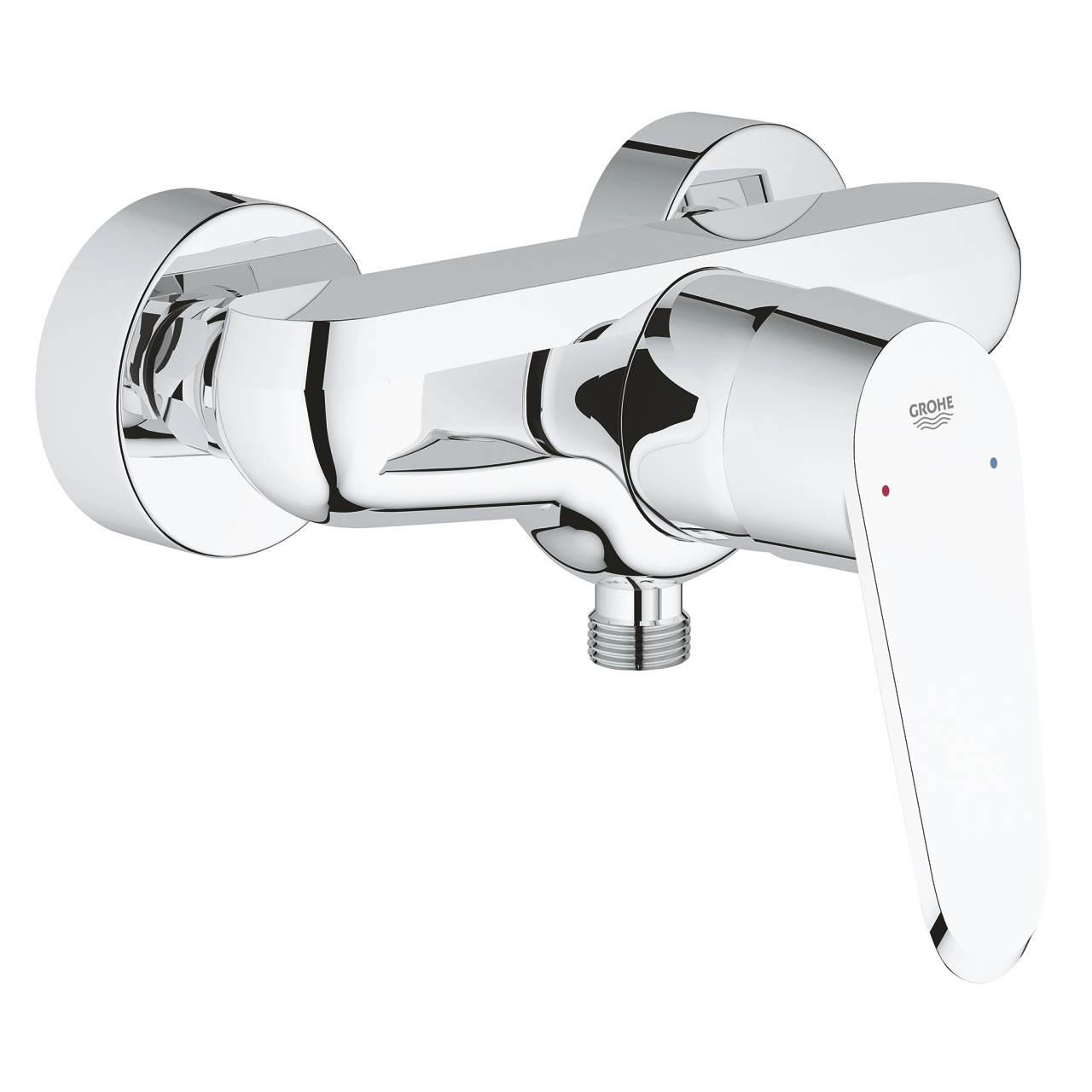 Grohe Eurodisc Cosmopolitan douchekraan z. omstel m. koppelingen HOH=15cm 46mm chroom