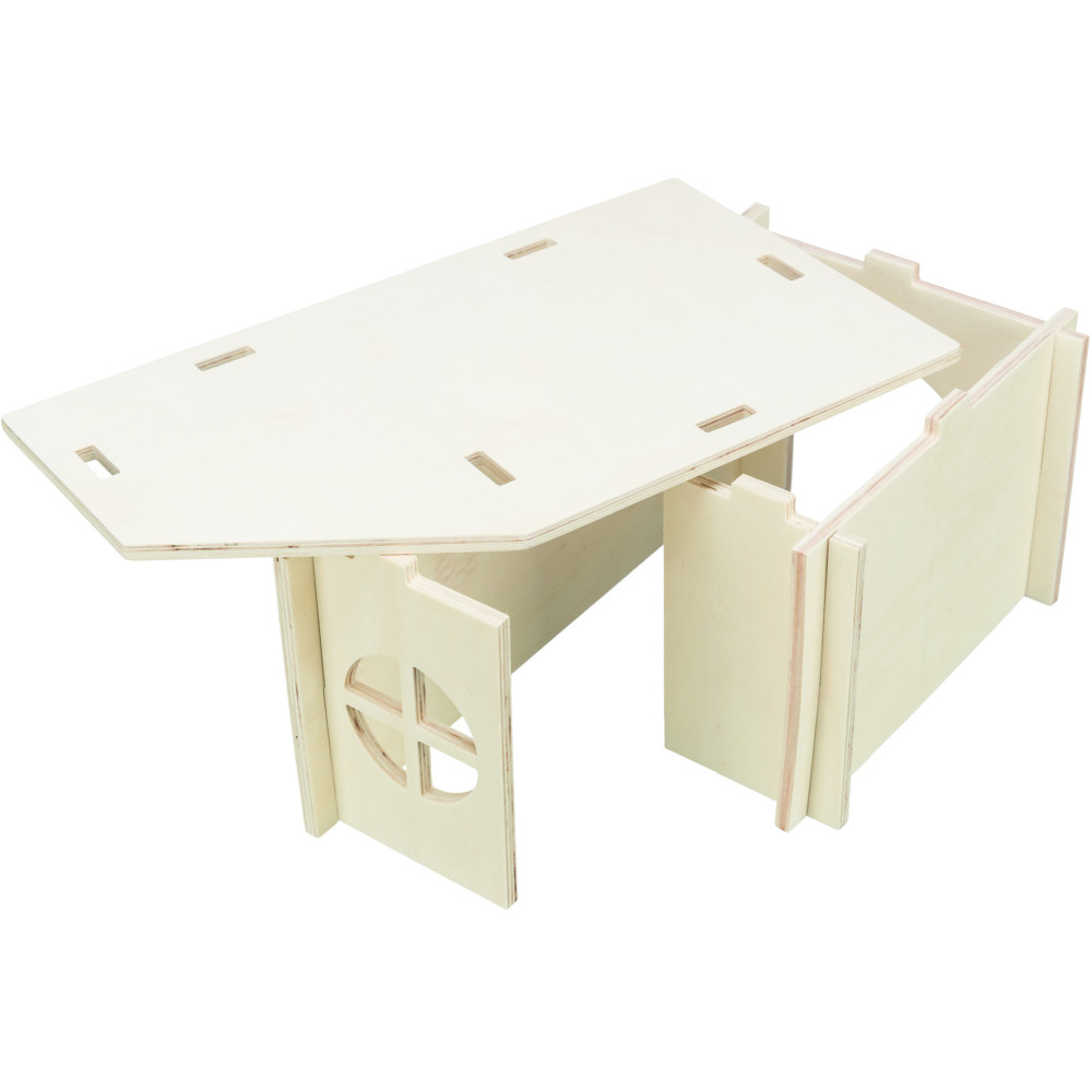 Maison emboitable holm 33 x 50 x h 23 cm pour lapins