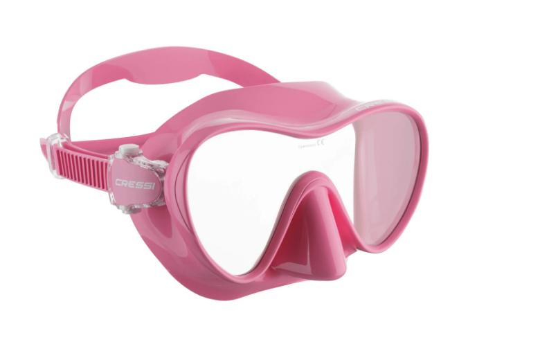 Tauchmaske F1 PinkRahmenlose Colorama-Tauchmaske.