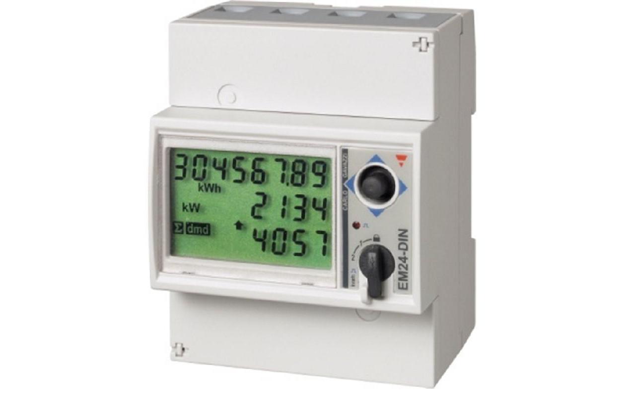 Dreiphasen-Energiezähler EM24 DIN Wandlermessung<br>Energiezähler mit Ethernet TCP/IP und MID