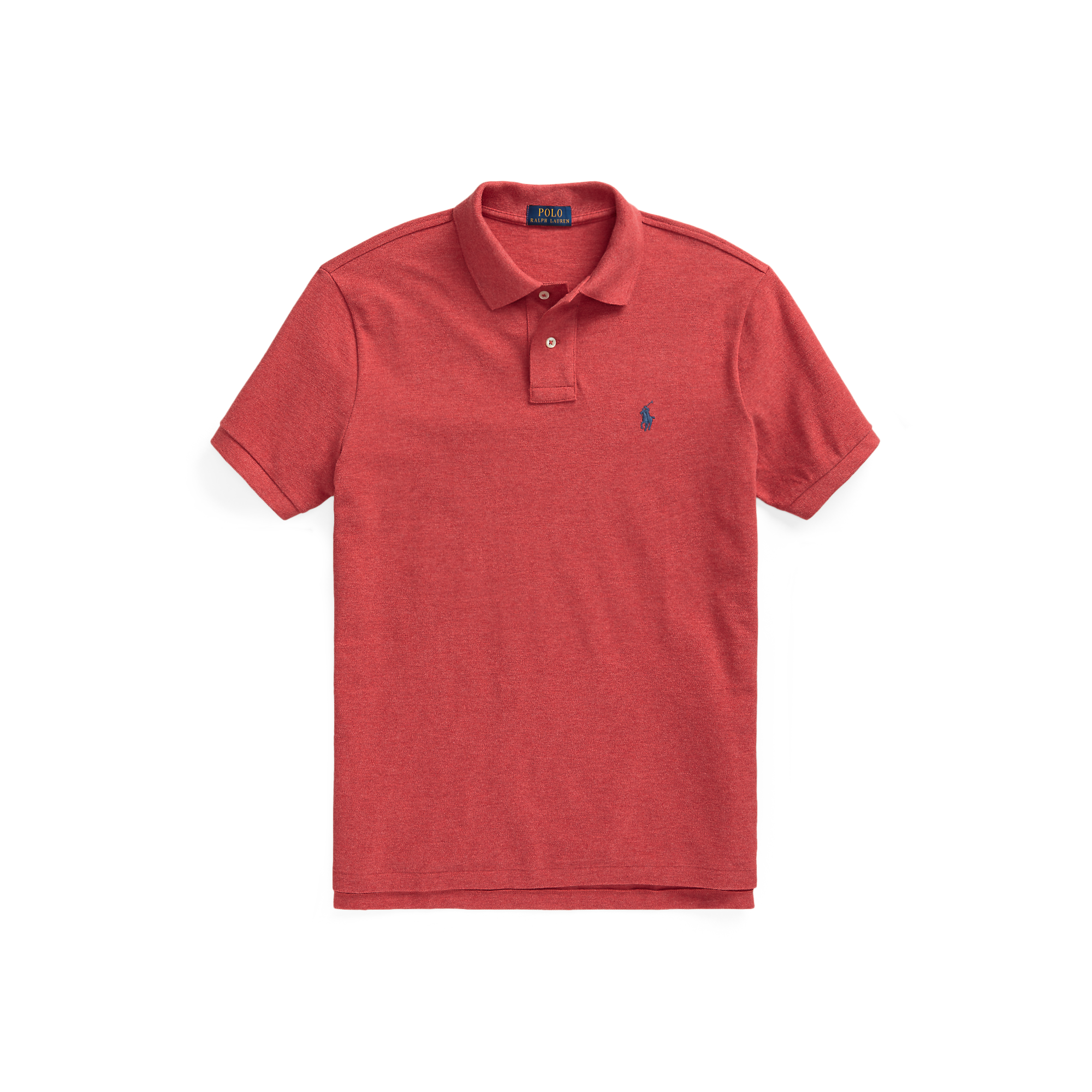 Polo slim-fit en coton | Rouge