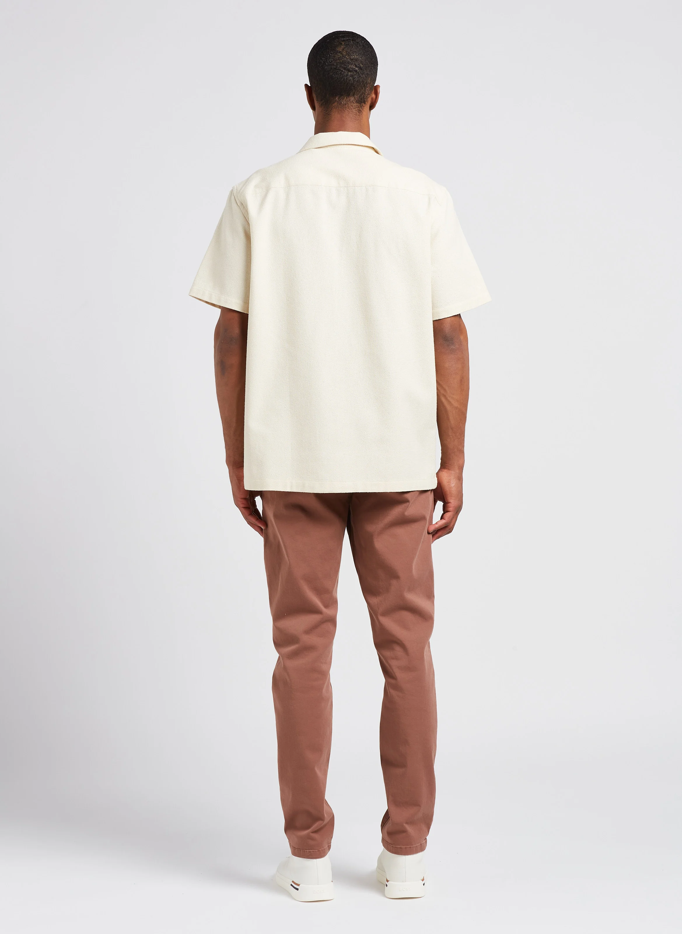 LAVIS - Pantalon droit en coton bio mélangé | Multicolore