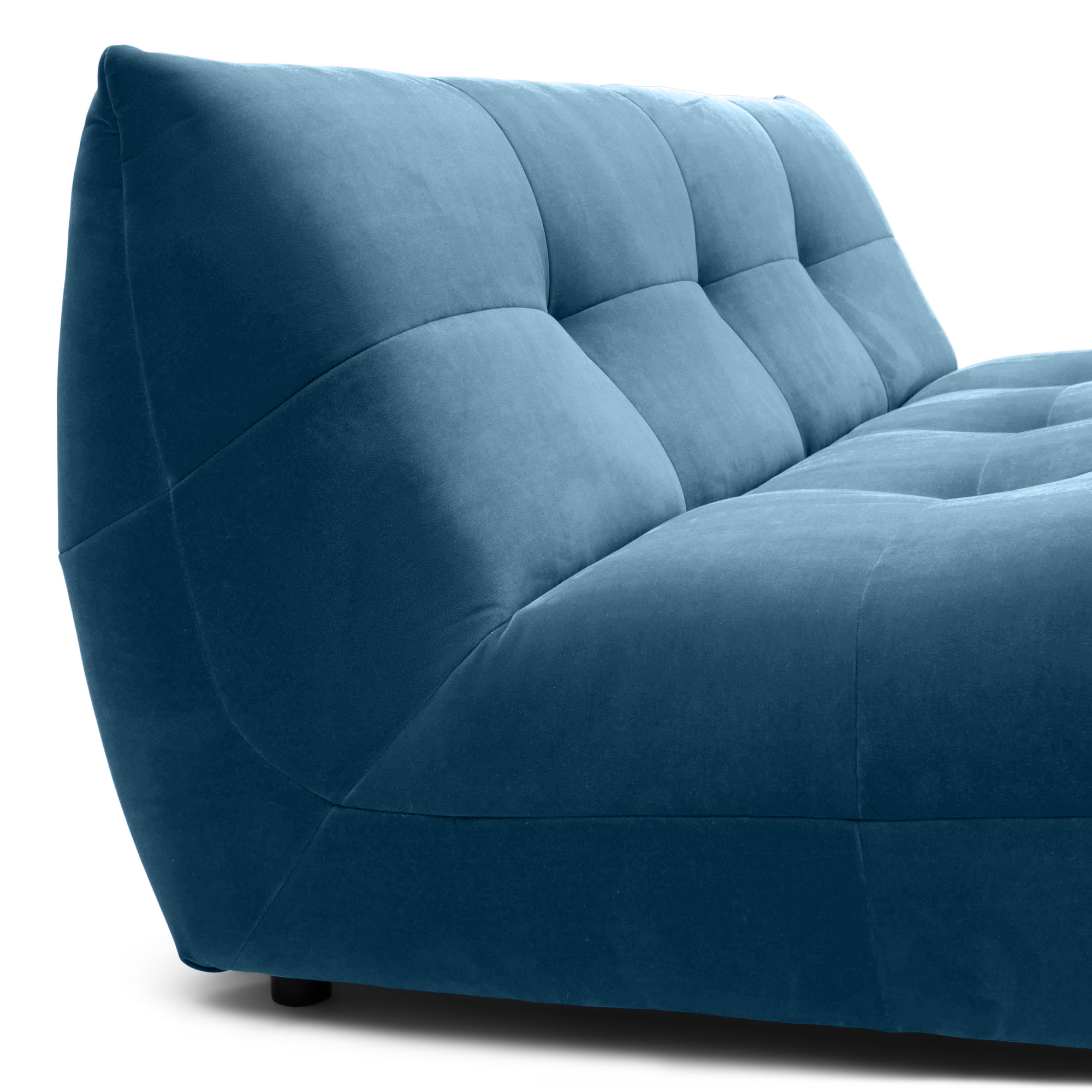 3-zitsbank Flynn royal iceblue