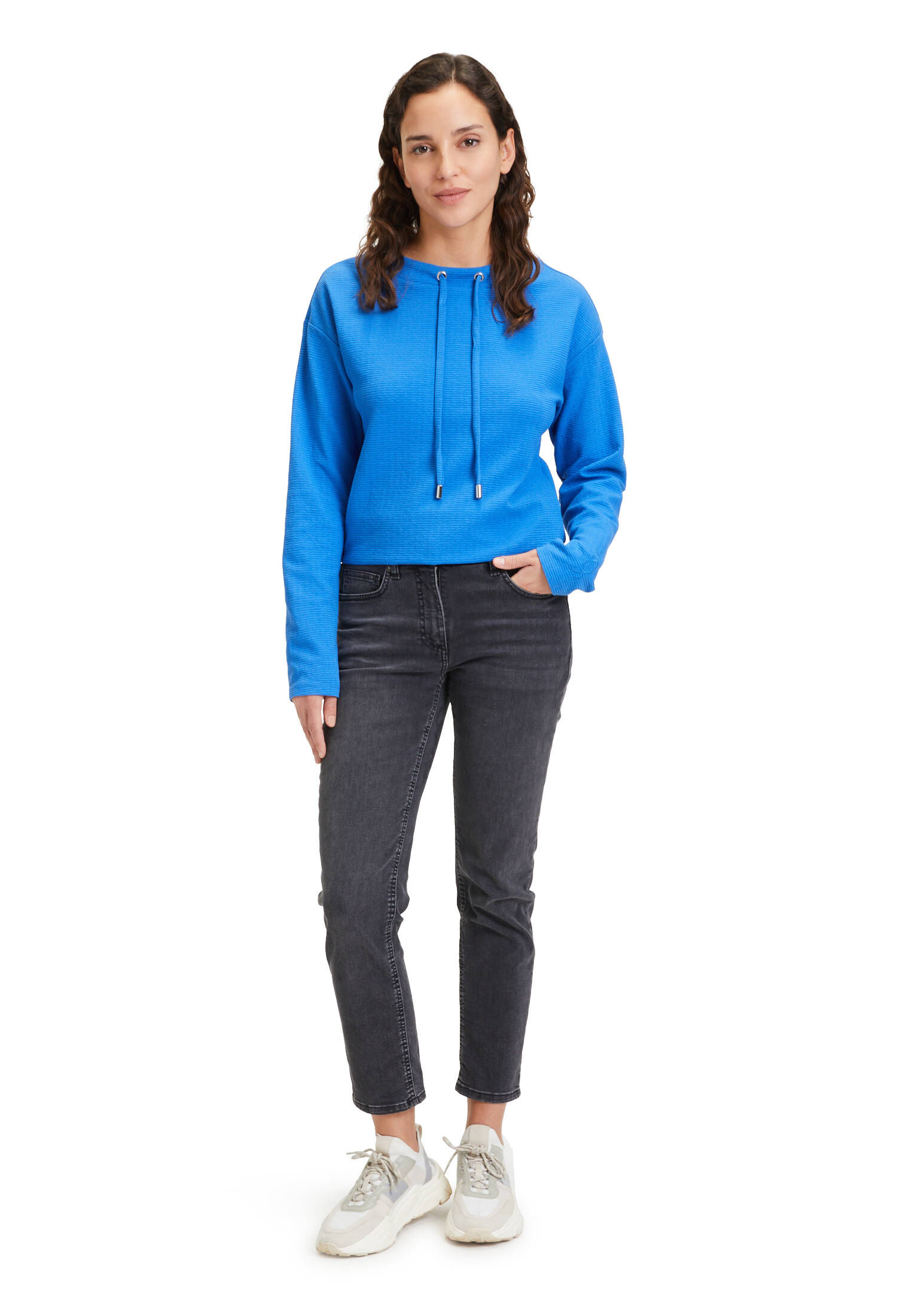 Betty Barclay| Damen Strukturshirt mit hohem Kragen