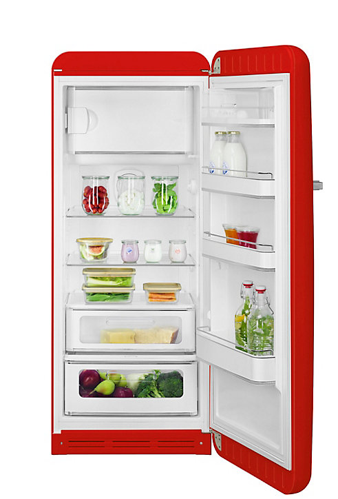 Réfrigérateur congélateur à poser ouverture droite Smeg FAB28RRD5 244L / 26L rouge
