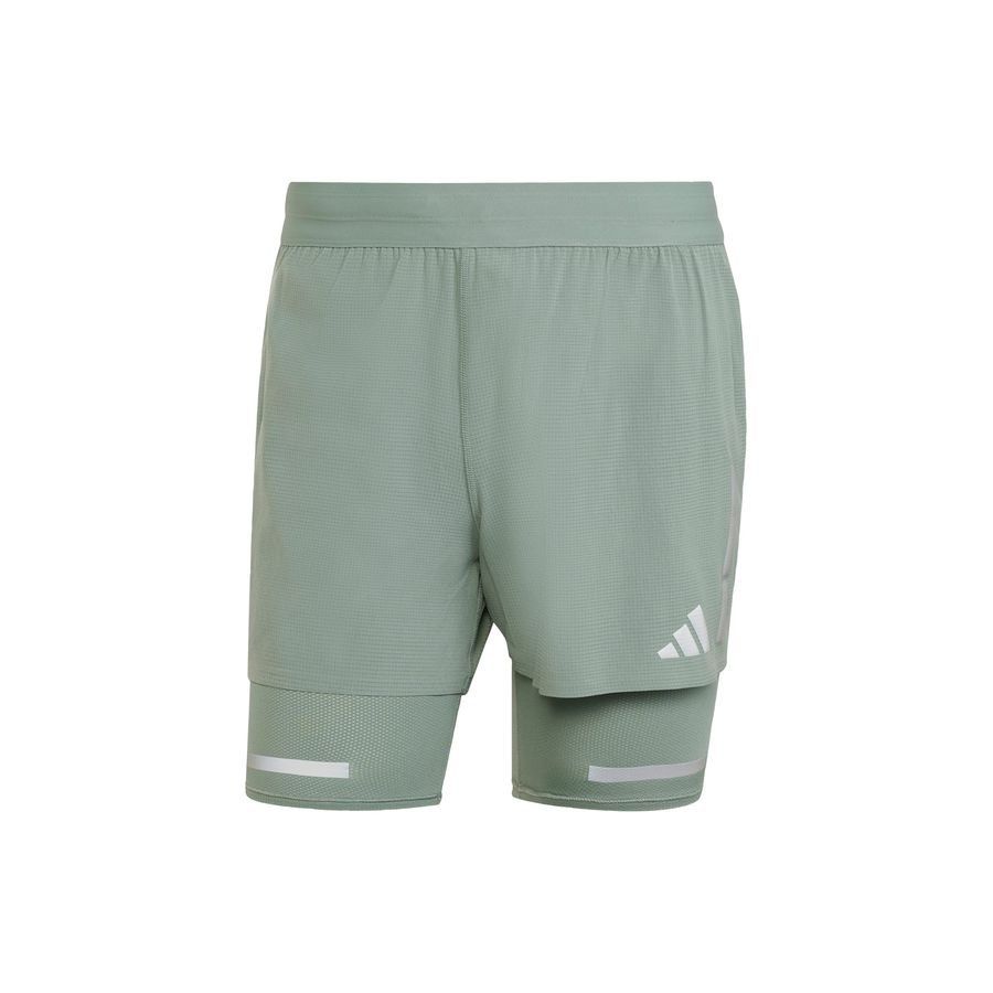 Adidas Short de running réfléchissant 2 en 1 Ultimate