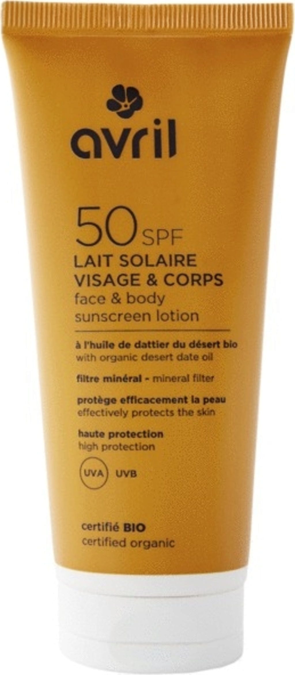 Avril  Sunscreen Lotion SPF 50, 100 ml