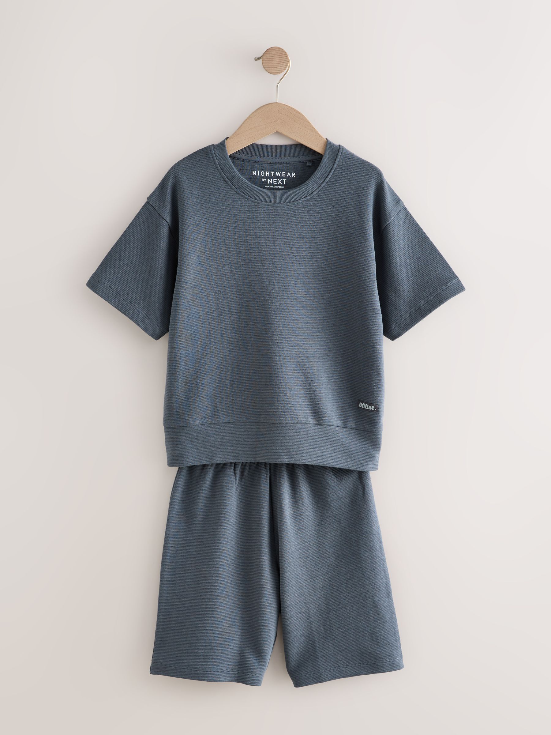 Zwart/grijs - Set van 3 pyjama's met short (3-16 jr)