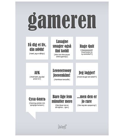 Dial?gt Plakat - 50x70 - Gameren