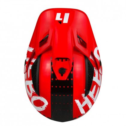 Casque cross Hebo HMX-P01 DOTS 2023 - Rouge