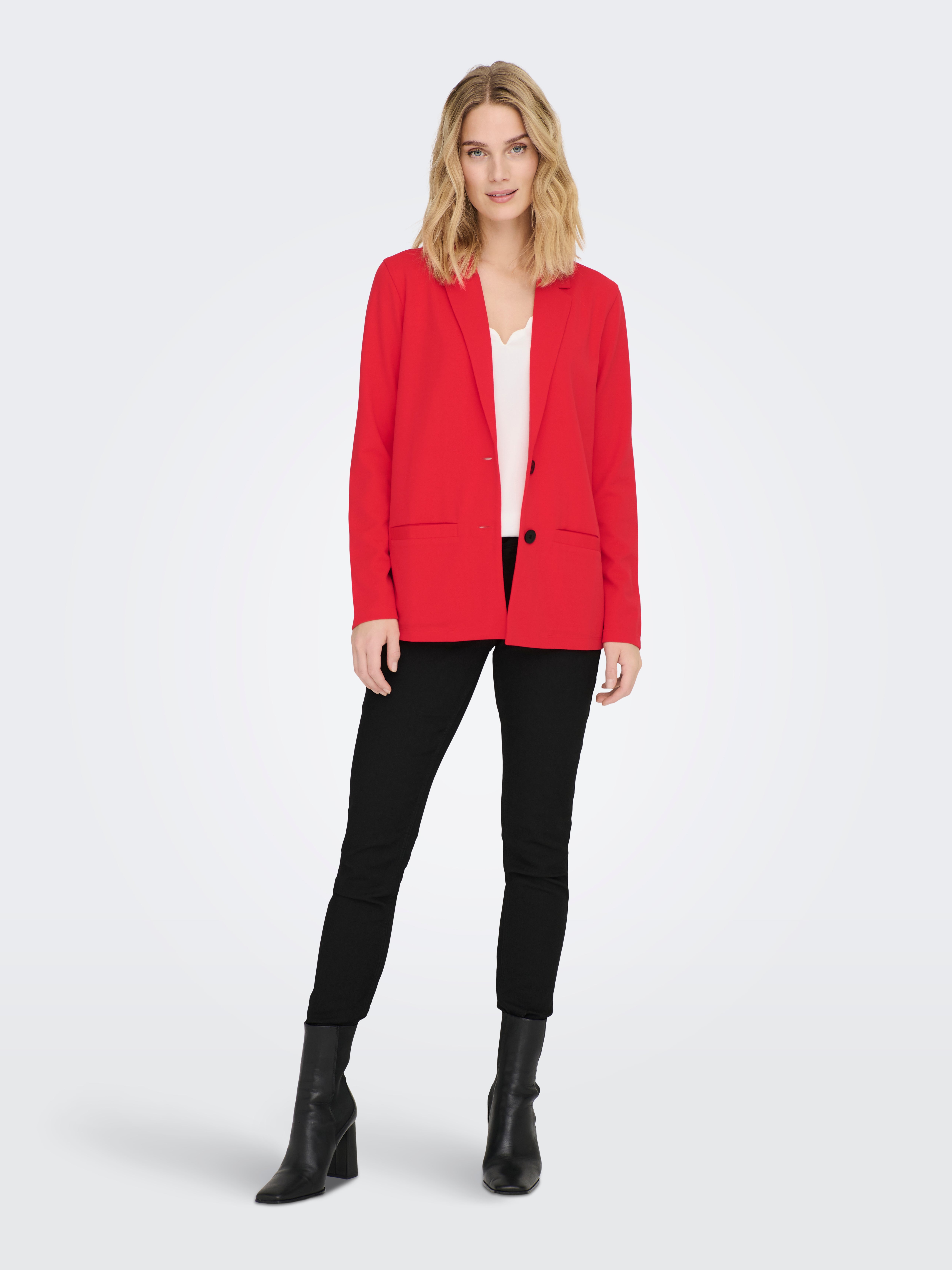 JDYLOUISVILLE Blazer Flame Scarlet