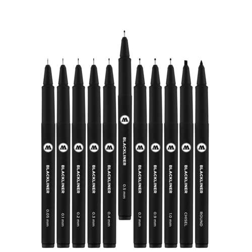 MOLOTOW™ BLACKLINER PERMANENT Complete Set