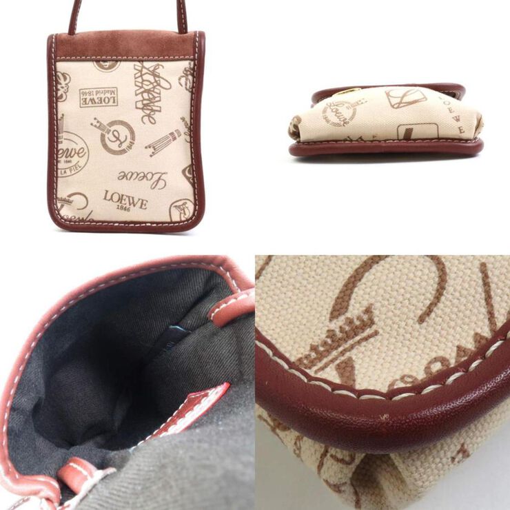 Loewe Vintage Loewe Crossbody Bag Brown