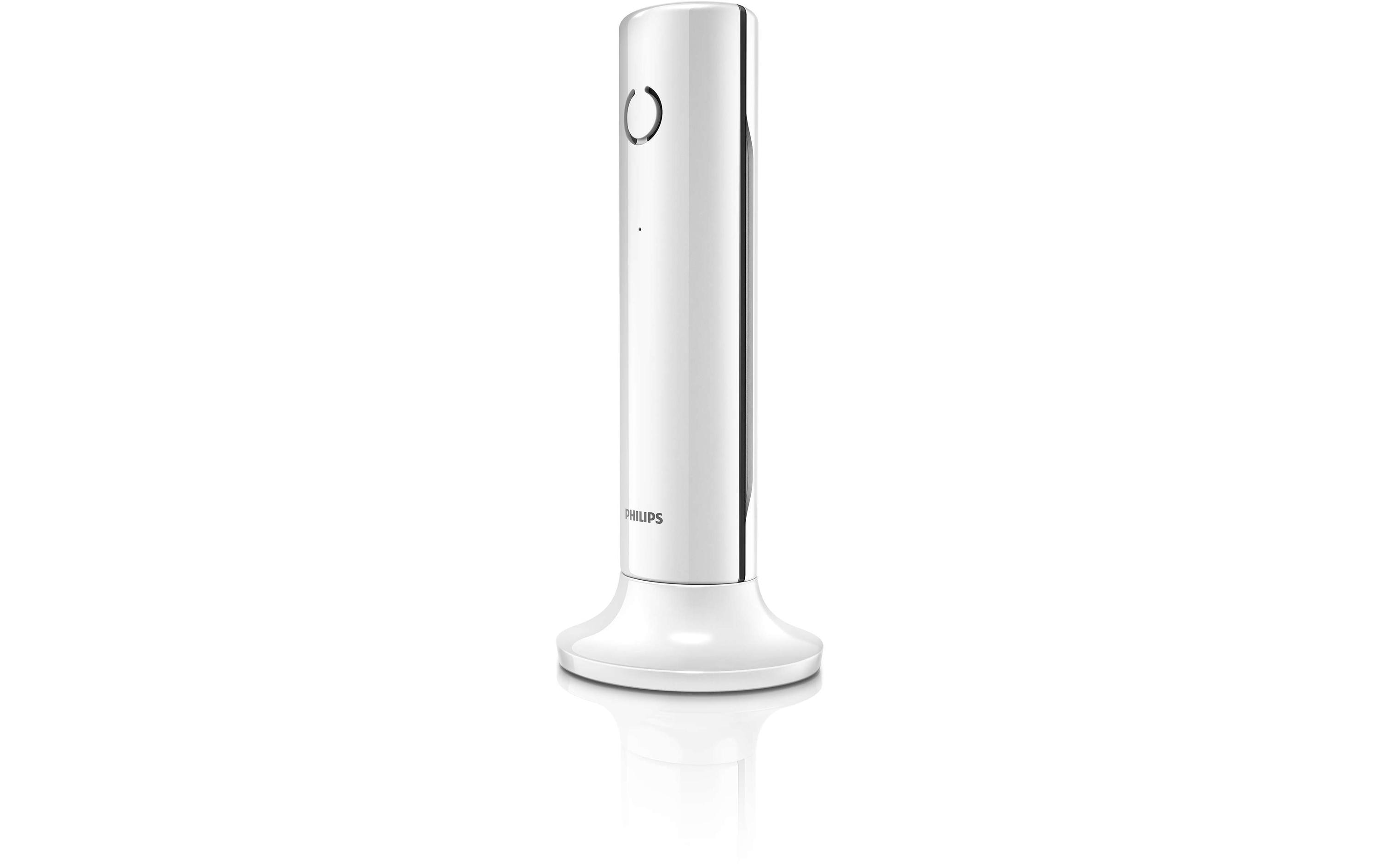 Schnurlostelefon M4501W WeissLinea, schnurloses Design-Telefon – Eine Verbindung von klaren Linien