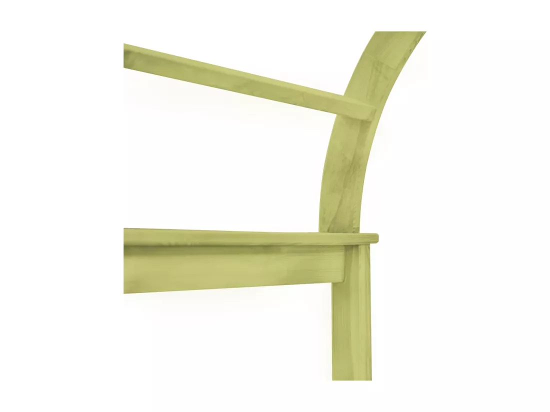 Arche à treillis 125x150x235 cm Bois de pin imprégné