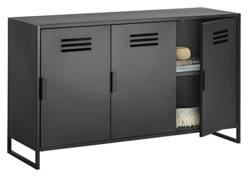 Dressoir Jason metaal zwart